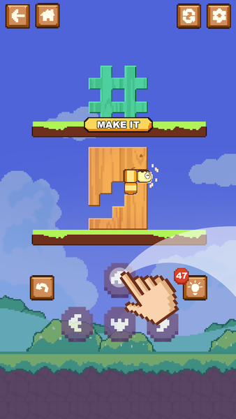Artisan Worm - Gameplay image of android game