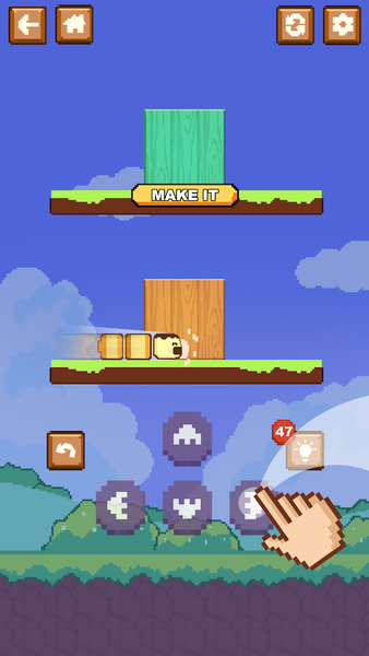 Artisan Worm - Gameplay image of android game