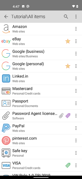 Password Agent - عکس برنامه موبایلی اندروید