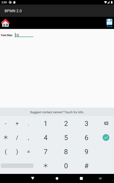BPMN 2.0 Hand Book - Image screenshot of android app