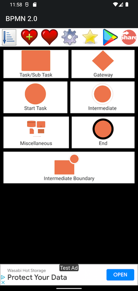 BPMN 2.0 Hand Book - Image screenshot of android app