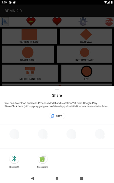 BPMN 2.0 Hand Book - Image screenshot of android app