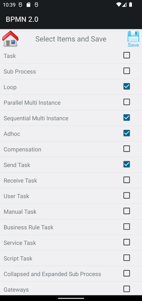 BPMN 2.0 Hand Book - Image screenshot of android app