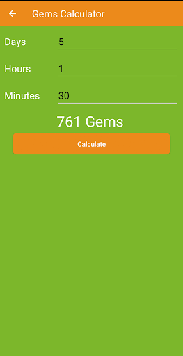 Gems Calculator for CoC - عکس برنامه موبایلی اندروید