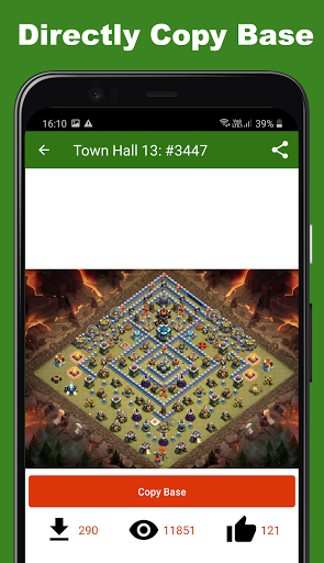 Maps of Clash of Clans 2023 - Image screenshot of android app