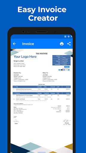 Estimate Invoice Maker by Moon - عکس برنامه موبایلی اندروید