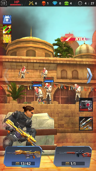 Gun Shooter 3D - Gameplay image of android game