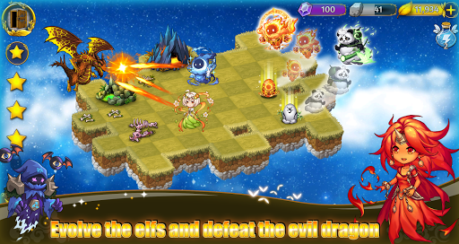 Dragon&Elfs - Five Merge World - عکس بازی موبایلی اندروید