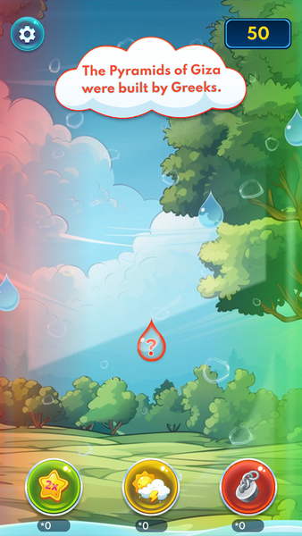 Raining Trivia - عکس بازی موبایلی اندروید