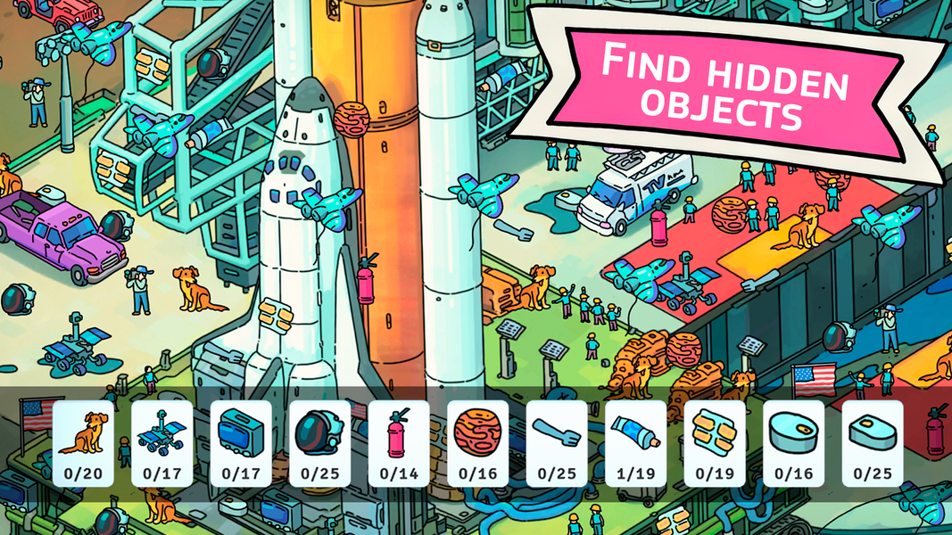 Hidden Objects Games - عکس بازی موبایلی اندروید