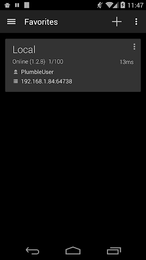 Plumble - Mumble VOIP (Free) - عکس برنامه موبایلی اندروید