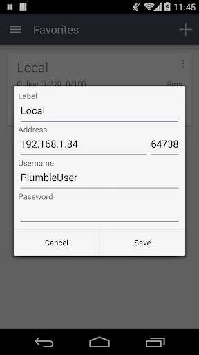 Plumble - Mumble VOIP (Free) - Image screenshot of android app