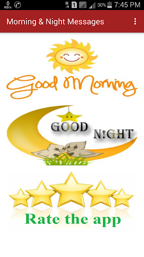 Good Morning & Night Messages - Image screenshot of android app