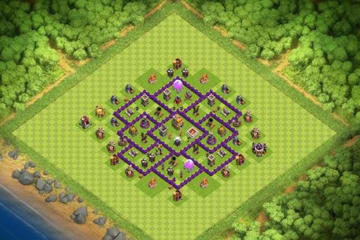 Best Base Maps COC TH7 - Image screenshot of android app