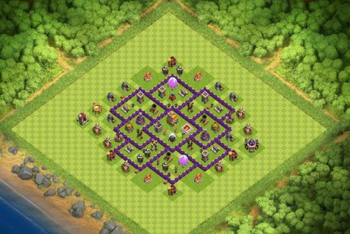 Best Base Maps COC TH7 - Image screenshot of android app
