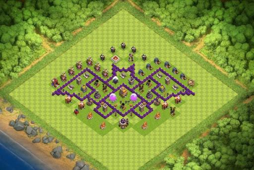 Best Base Maps COC TH7 - Image screenshot of android app