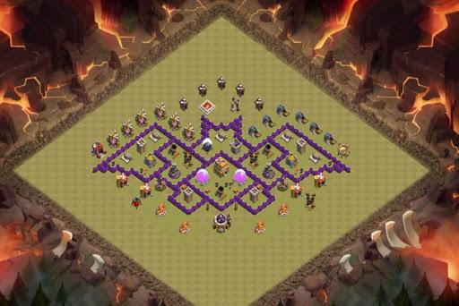 Best Base Maps COC TH7 - Image screenshot of android app