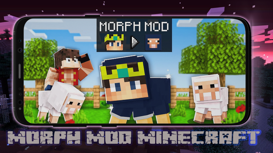 Morph Mod Minecraft Skin MCPE - عکس برنامه موبایلی اندروید