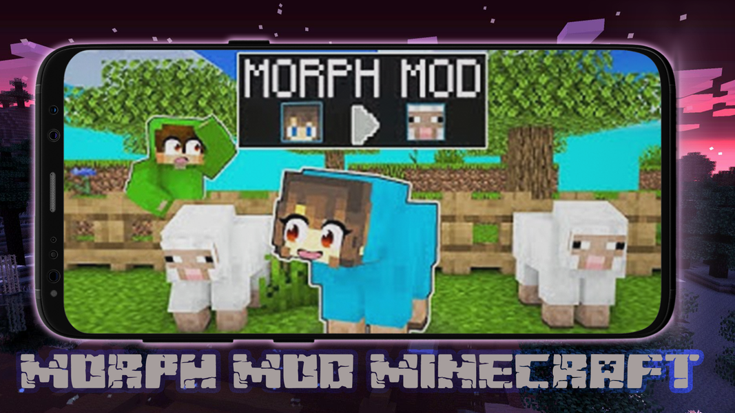 Morph Mod Minecraft Skin MCPE - عکس برنامه موبایلی اندروید