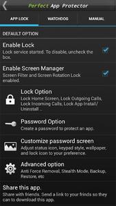 Perfect AppLock(App Protector) - عکس برنامه موبایلی اندروید