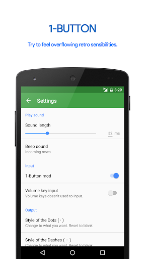 M³ Translator: Morse code - عکس برنامه موبایلی اندروید