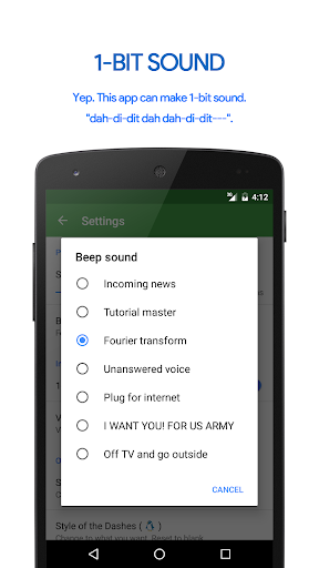 M³ Translator: Morse code - عکس برنامه موبایلی اندروید