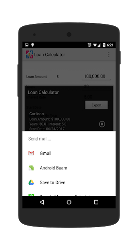 Loan Calculator - Image screenshot of android app