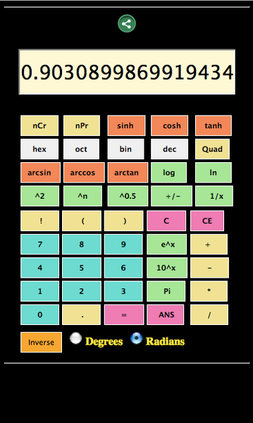 Simple Scientific Calculator - عکس برنامه موبایلی اندروید