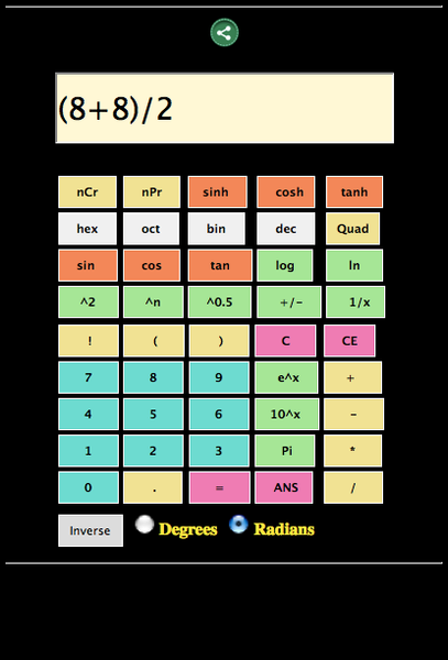 Simple Scientific Calculator - عکس برنامه موبایلی اندروید