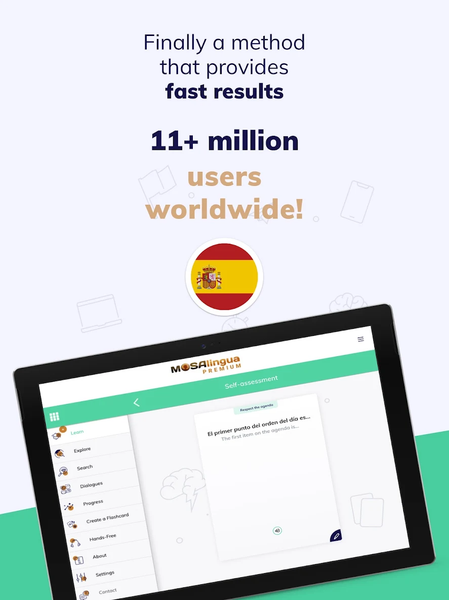 Learn Business Spanish Fast - عکس برنامه موبایلی اندروید