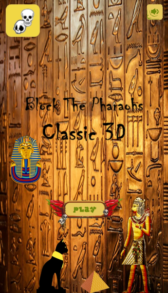 block the pharaohs - Gameplay image of android game