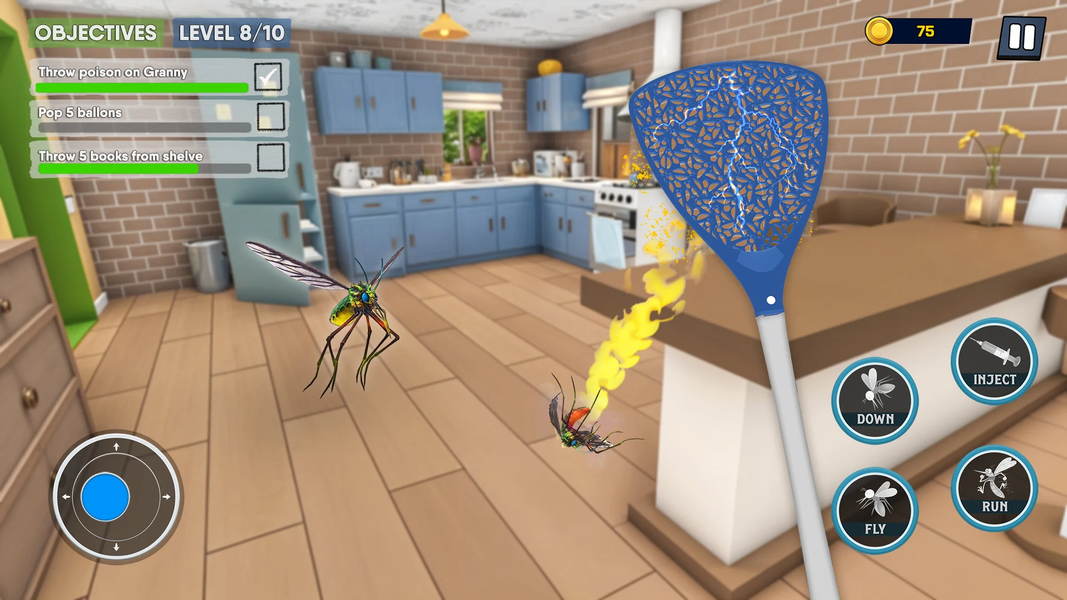 Mosquito vs Granny - عکس بازی موبایلی اندروید