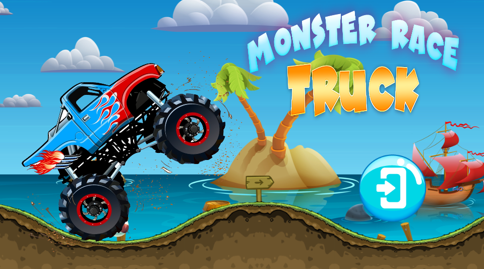Monster Race Truck - Gameplay image of android game