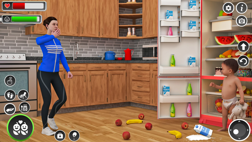 Virtual Mom Dad: Baby Games - عکس بازی موبایلی اندروید