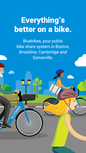 Bluebikes - Image screenshot of android app