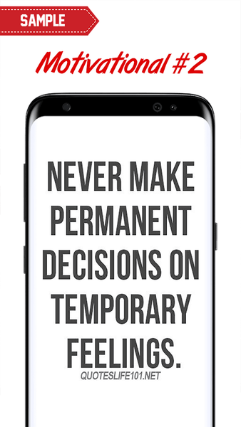 Motivational Quotes - Image screenshot of android app