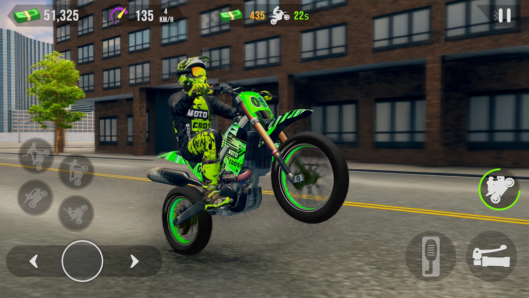 Wheelie Stunt Moto Ride Master - عکس بازی موبایلی اندروید