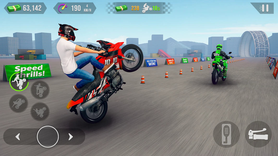 Wheelie Stunt Moto Ride Master - عکس بازی موبایلی اندروید
