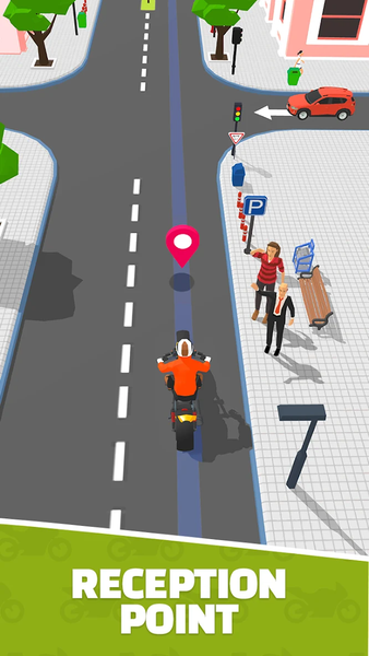 Delivery Motor Game - Gameplay image of android game