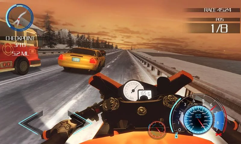 Moto Traffic Race Rider - Gameplay image of android game