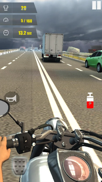 Moto Traffic Speed 3D - Gameplay image of android game