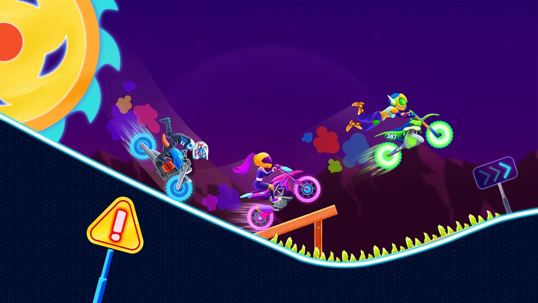 Bike Race: Moto Racing Game - Gameplay image of android game