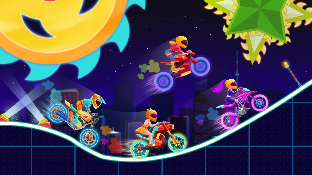 Bike Race: Moto Racing Game - Gameplay image of android game