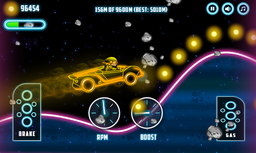 Neon Climb Race - Gameplay image of android game
