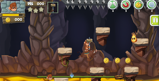 Runner Monkey Adventures - Running Games - Gameplay image of android game