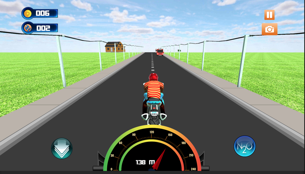 Bike Rider Simulator 3D - Gameplay image of android game