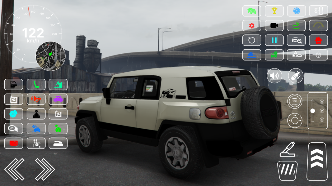 FJ Cruiser Trails 4x4 Driving - Gameplay image of android game
