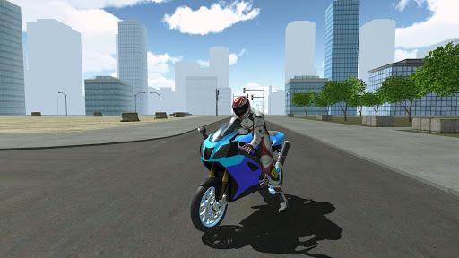 Motorbike Driving Simulator 3D - Gameplay image of android game