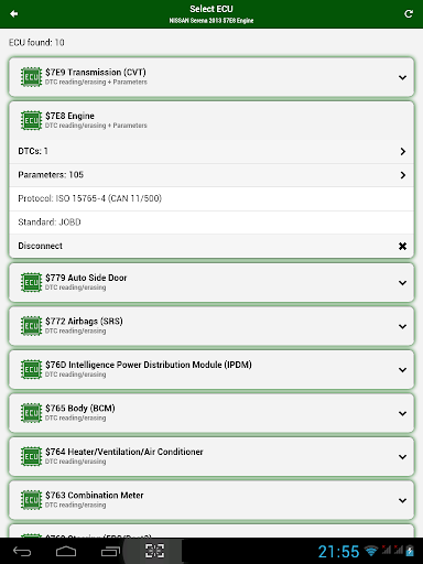 MotorData OBD۲ ELM car scanner - عکس برنامه موبایلی اندروید
