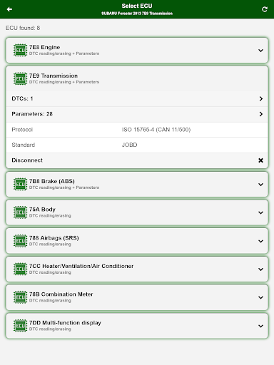 MotorData OBD۲ ELM car scanner - عکس برنامه موبایلی اندروید
